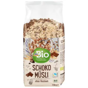 Musli DM BIO čokoladni 750g slide slika