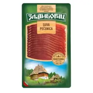 Pečenica ZLATIBORAC svinjska vakuum 100g slide slika