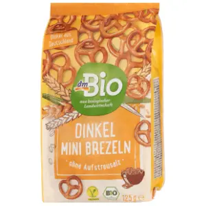 Organske perece DM BIO mini od spelte 125g slide slika
