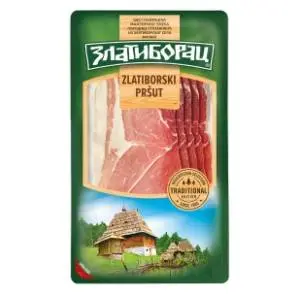 Pršut ZLATIBORAC Zlatiborski 100g slide slika