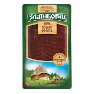 Pršuta ZLATIBORAC goveđa vakuum 100g slide slika