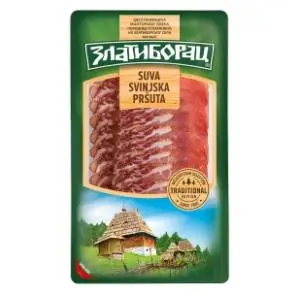 Pršuta ZLATIBORAC svinjska vakuum 100g slide slika