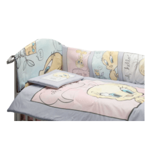 stefan-posteljina-sa-ogradicom-za-bebe-tweety