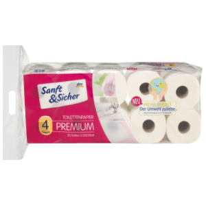 Toalet papir SANFT&SICHER premium 4sloja 20kom slide slika