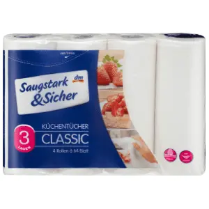 Ubrus SAUGSTARK&SICHER Classic 3sloja 4kom slide slika