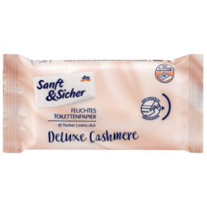 Vlažni toalet papir SANFT&SICHER deluxe kašmir 10kom slide slika