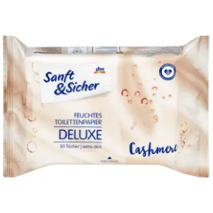 Vlažni toalet papir SANFT&SICHER deluxe kašmir 50kom slide slika