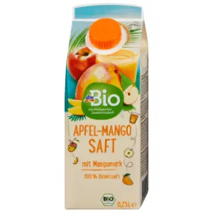 Voćni sok DM BIO jabuka mango 100% 750ml slide slika