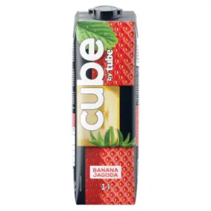 Voćni sok CUBE By Tube banana jagoda 1l slide slika