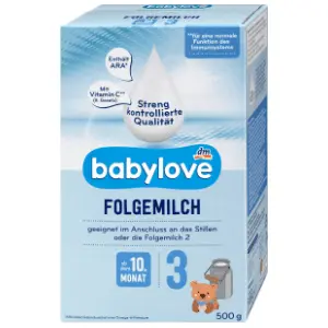 Zamensko mleko BABYLOVE 3 prelazna formula 10m+ 500g slide slika