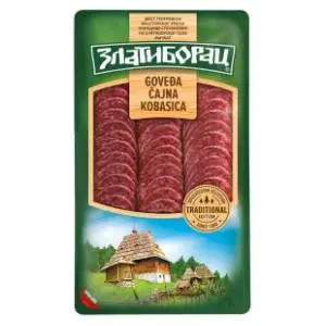 ZLATIBORAC goveđa čajna kobasica 100g slide slika
