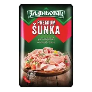 ZLATIIBORAC premium šunka slajs 125g slide slika