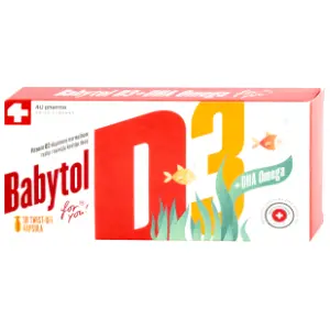 4U PHARMA Babytol D3+DHA omega twist kapsule 30kom slide slika