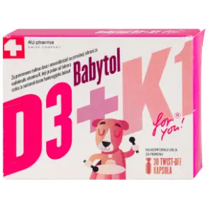 4U PHARMA Babytol D3+K1 twist off kapsule 30kom slide slika