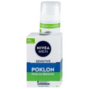 After shave NIVEA Men sensitive 100ml + pena za brijanje 200ml slide slika