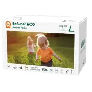 BESUPER pelene pants eco bamboo L 100kom slide slika