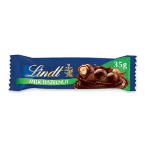 Čokolada LINDT milk hazelnut 35g slide slika