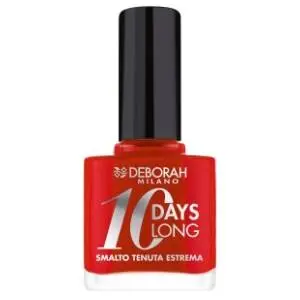 DEBORAH 10 days long lak za nokte 39 geranium red slide slika