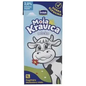 Dugotrajno mleko MOJA KRAVICA 2%mm 1l slide slika