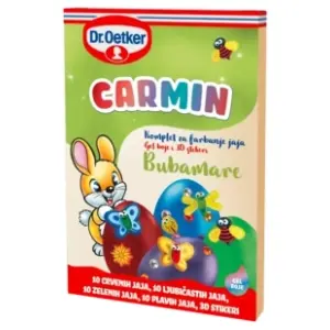 Gel boja za jaja i 3D stikeri carmin DR. OETKER slide slika