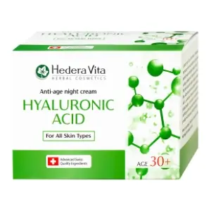 HEDERA VITA noćna krema za lice sa hijaluronom 50ml slide slika