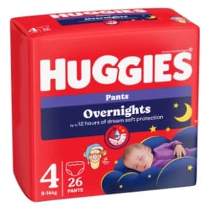 HUGGIES noćne pelene pants Little Movers 4 26kom slide slika