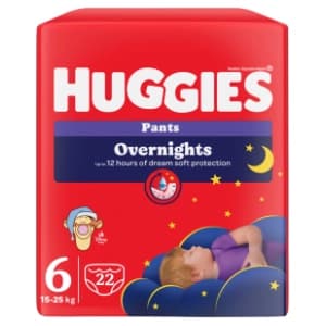 HUGGIES noćne pelene pants Little Movers 6 22kom slide slika