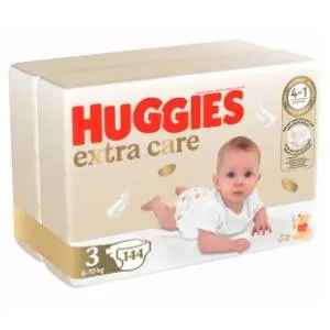HUGGIES pelene Extra care 3 144kom slide slika