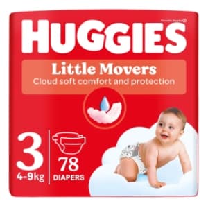 HUGGIES pelene Little Movers 3 78kom slide slika