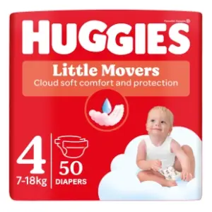 HUGGIES pelene Little Movers 4 50kom slide slika