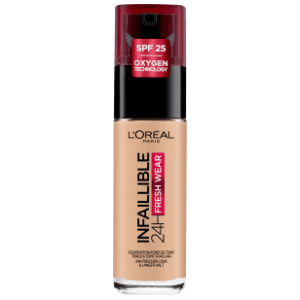 L'OREAL Infaillible 32h fresh wear tečni puder 125 natural rose slide slika