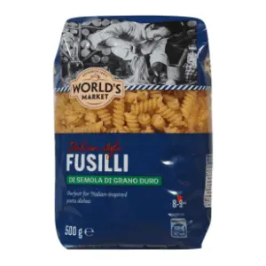 Makarone WORLD'S MARKET Fusili tricolore 500g slide slika