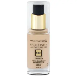 MAX FACTOR Facefinity 3u1 vegan tečni puder SPF20 55 beige slide slika