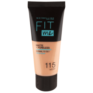MAYBELLINE Fit me matte tečni puder 115 ivory 30ml slide slika