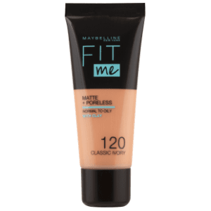 MAYBELLINE Fit me matte tečni puder 120 classic ivory 30ml slide slika