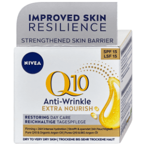NIVEA Q10 Extra nourish dnevna krema protiv bora SPF15 50ml slide slika