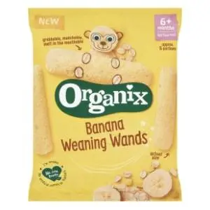 ORGANIX banana flips 6m+ 25g slide slika