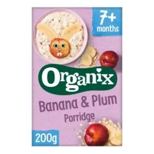 ORGANIX organska kaša banana i šljiva 200g slide slika