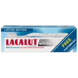 Pasta LACALUT White 75ml + četkica za zube gratis slide slika