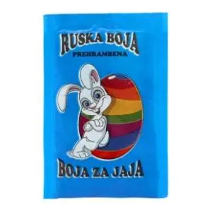 Ruska boja za jaja plava slide slika