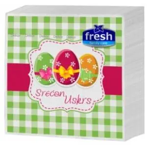 Salvete FRESH Srećan Uskrs 1sloj 45kom slide slika