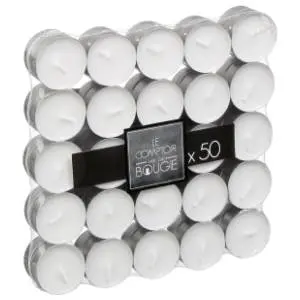 Set sveća ATMOSPHERA morocco white 50kom slide slika