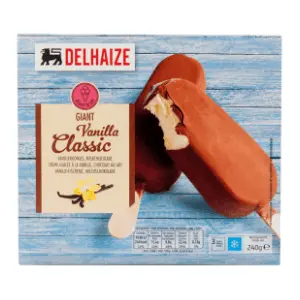 Sladoled DELHAIZE vanila čokolada 3x80g slide slika