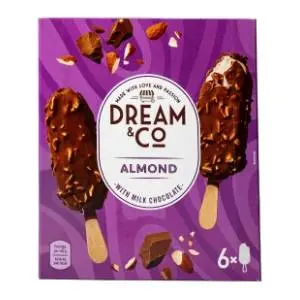 Sladoled DREAM&CO badem multipak 6x120ml slide slika