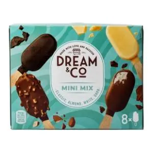 Sladoled DREAM&CO mini mix multipak 8x50ml slide slika