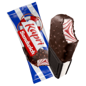 Sladoled FRIKOM Kapri sandwich 129ml slide slika