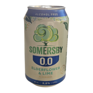 SOMERSBY elderflower & lime 0% 0,33l slide slika