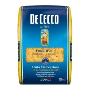 Testenina DE CECCO Fusilli 500g slide slika