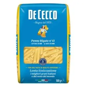 Testenina DE CECCO Penne rigate 500g slide slika