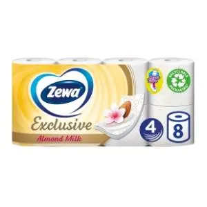 Toalet papir ZEWA exclusive almond milk 4sloja 8kom slide slika